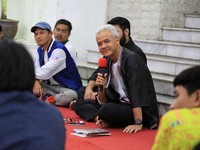 Ganjar Sumringah Temui Finalis HFS Season 3 di Semarang