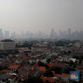 Penampakan Langit Jakarta Hari ke-3 ASN DKI 50 Persen WFH