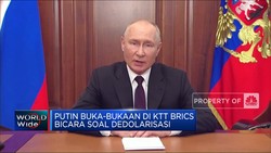 Putin Buka-Bukaan Di KTT BRICS Bicara Soal Dedolarisasi