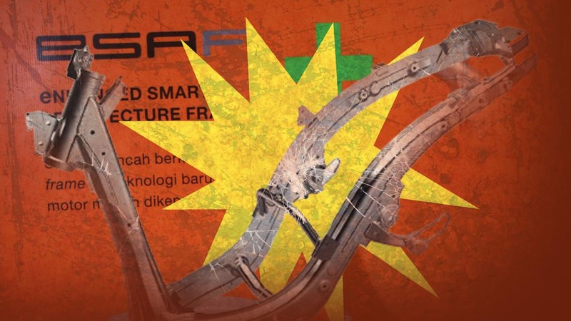 Viral Skandal Rangka Keropos Sepeda Motor Honda 