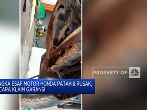 Rangka ESAF Motor Honda Patah & Rusak, Ini Cara Klaim Garansi