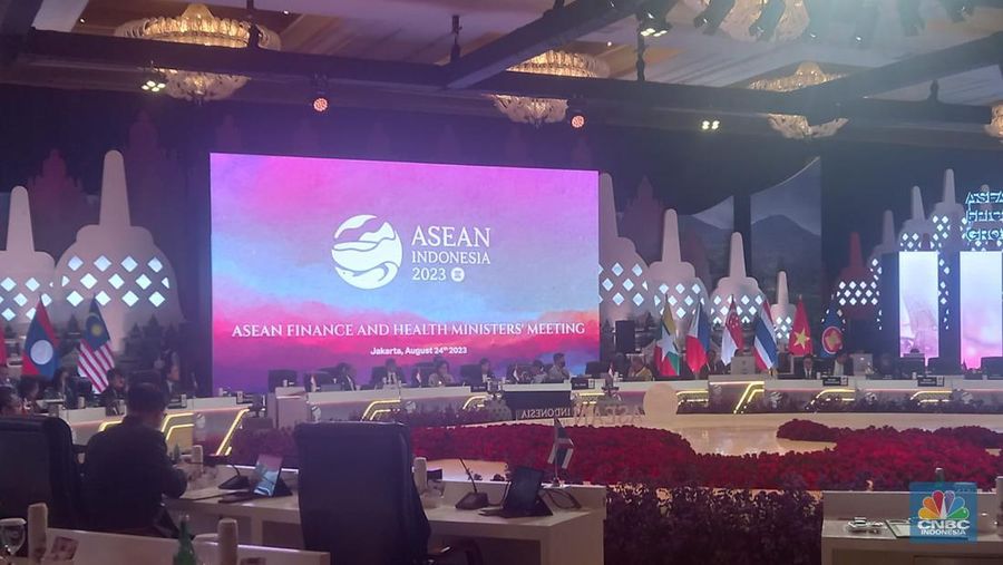 ASEAN Finance - Health Minister Meeting (AFHMM) 2023. (CNBC Indonesia/Arrijal Rachman)