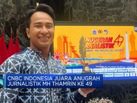 CNBC Indonesia Juara Anugerah Jurnalistik MH Thamrin ke 49