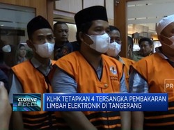 KLHK Tetapkan 4 Tersangka Pembakaran Limbah Elektronik