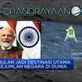 RI Lewat, India  Sukses Mendarat di Bulan