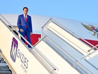Pulang dari Afrika, Jokowi Resmikan SPAM & Jembatan di Sumut