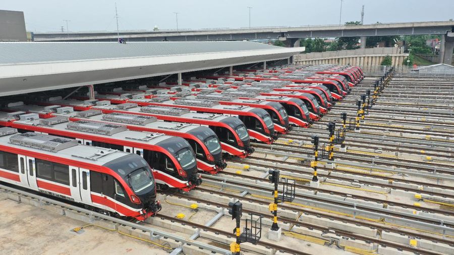 Penampakan LRT Jabodebek jelang beroperasi Senin pekan depan 28 Agustus 2023. (Dok. KAI)