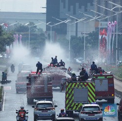 Polusi Parah, Gedung Tinggi Wajib Pasang Water Mist Rp50 Juta