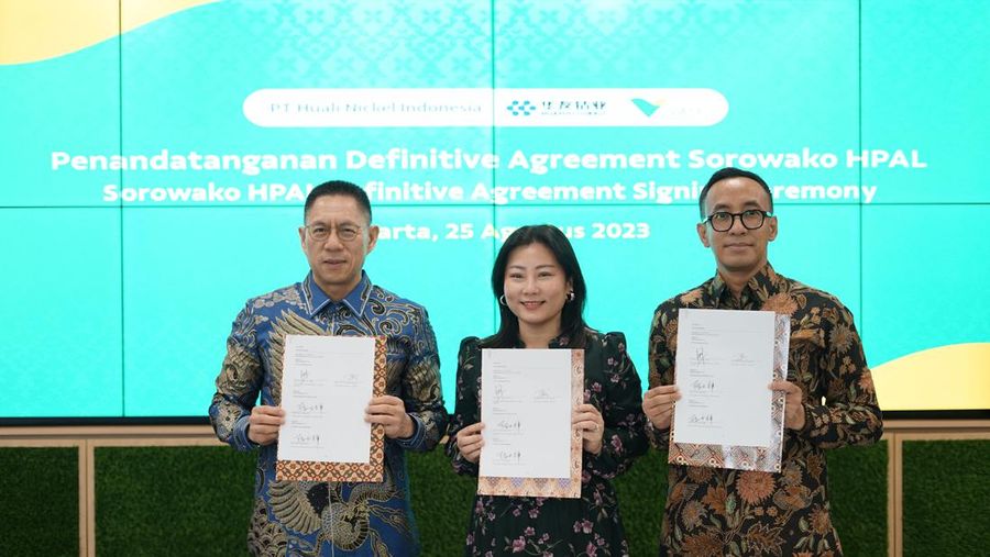 Penendatanganan kerja sama HPAL Sorowako. (Dok. HPAL Sorowako)