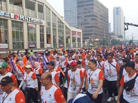 Bank Mega Syariah Virtual Run & Ride Meriahkan CFD Jakarta