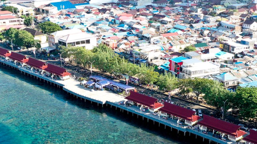 Kementerian PUPR telah melakukan penataan kawasan kumuh melalui program Kota Tanpa Kumuh (KOTAKU) di Makassar Timur, Ternate, Maluku Utara. (Kementerian PUPR)