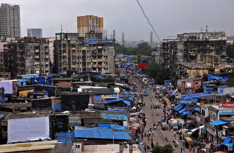 ADANI-INDIA/DHARAVI-SLUM A general view of Dharavi, one of Asia's largest slums, in Mumbai, India, August 1, 2023. REUTERS/Niharika Kulkarni