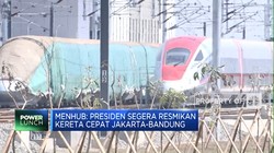 Menhub: Presiden Segera Resmikan Kereta Cepat Jakarta-Bandung
