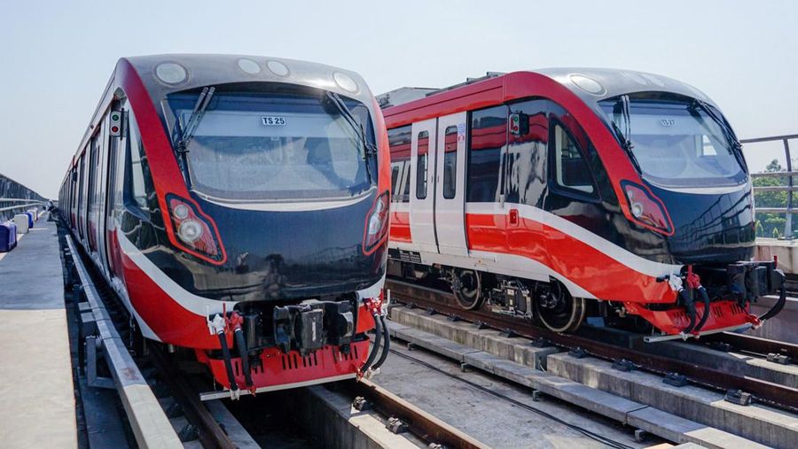 Persiapan LRT Jabodebek jelang diresmikan dan beroperasi hari ini. (Dok. KAI)