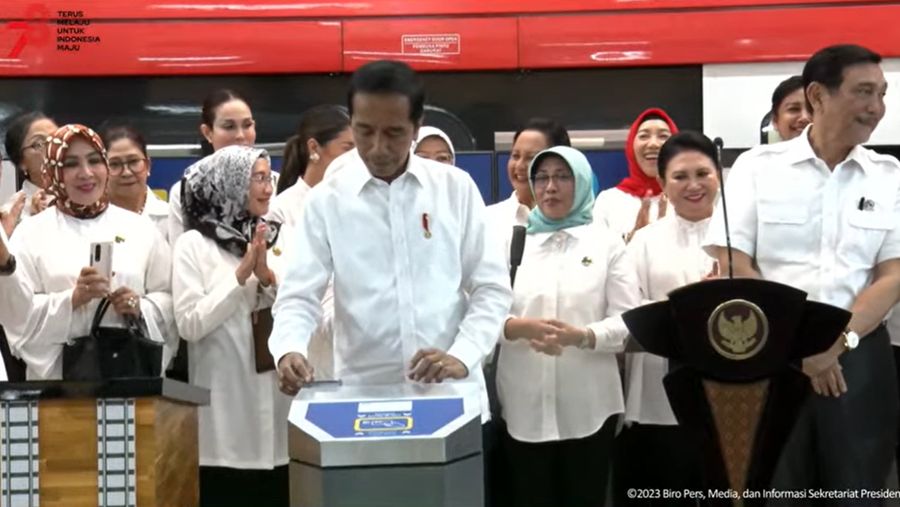 Presiden Jokowi Resmikan LRT Terintegrasi Jabodebek, 28 Agustus 2023