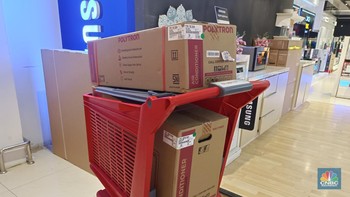Pengunjung Transmart Ini Happy, Beli AC Kena Diskon Beruntun