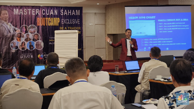 InvestasiKu Bersama Master Cuan Saham di Acara Bootcamp “Be a Trader Be a Master”. (Dok Ist)