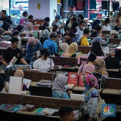 Toko Buku Gunung Agung Cuci Gudang, Pengunjung Membeludak