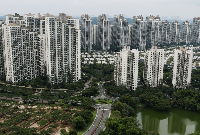 COUNTRY GARDEN-MALAYSIA/ A view of the residential apartments in Country Garden's Forest City development in Johor Bahru, Malaysia August 16, 2023. REUTERS/Edgar Su