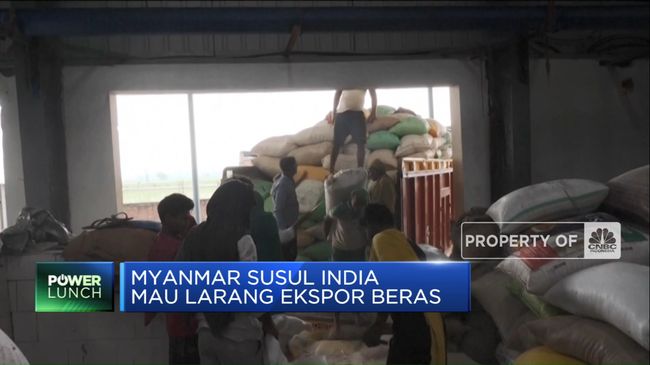 Video: Myanmar Susul India Mau Larang Ekspor Beras