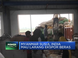 Video: Myanmar Susul India Mau Larang Ekspor Beras
