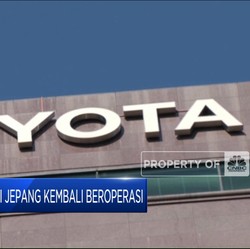 Sempat Disetop, Pabrik Toyota Di Jepang Kembali Beroperasi