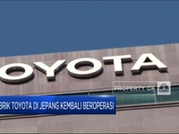 Sempat Disetop, Pabrik Toyota Di Jepang Kembali Beroperasi