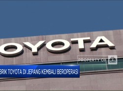 Sempat Disetop, Pabrik Toyota Di Jepang Kembali Beroperasi