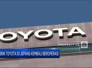 Sempat Disetop, Pabrik Toyota Di Jepang Kembali Beroperasi