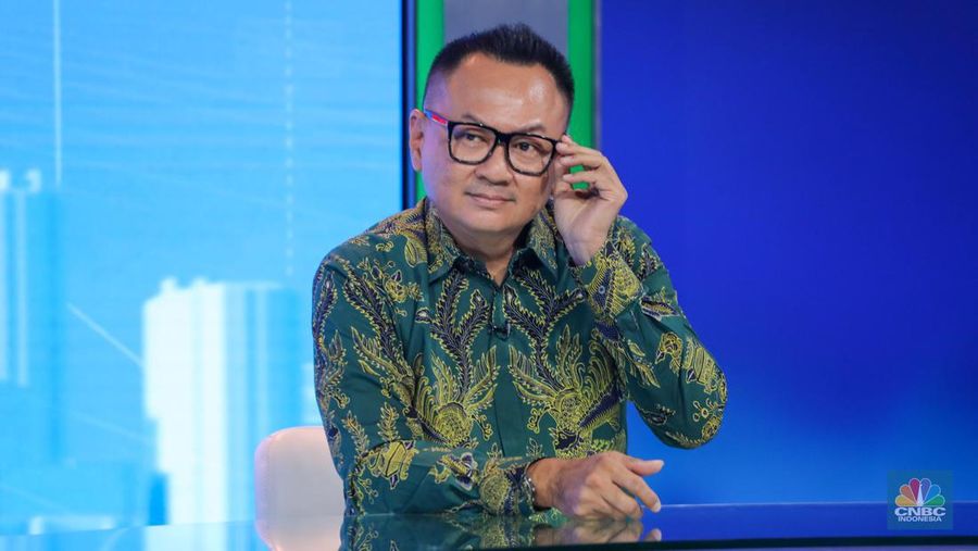 Direktur Utama Indonesaia RE, Benny Waworuntu. (CNBC Indonesia/Faisal Rahman)