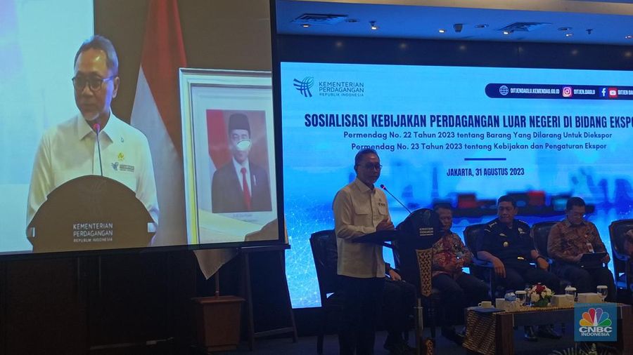 Dorong Ekspor RI, Kemendag Rilis Permendag Baru. (CNBC Indonesia/Martyasari Rizki)