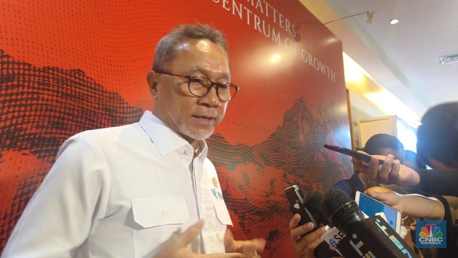 Menteri Perdagangan (Mendag) Zulkifli Hasan. (CNBC Indonesia/Martyasari Rizki)