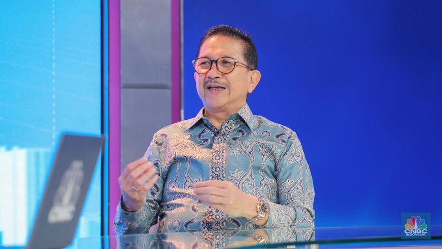 Presiden Direktur PT Freeport Indonesia, Tony Wenas. (CNBC Indonesia/Faisal Rahman)