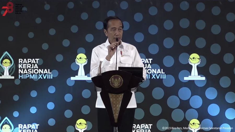 Sambutan Presiden Jokowi Pada Pembukaan Rakernas XVIII HIPMI Tahun 2023, 31 Agustus 2023