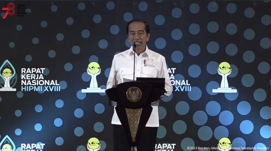 Sambutan Presiden Jokowi Pada Pembukaan Rakernas XVIII HIPMI Tahun 2023, 31 Agustus 2023