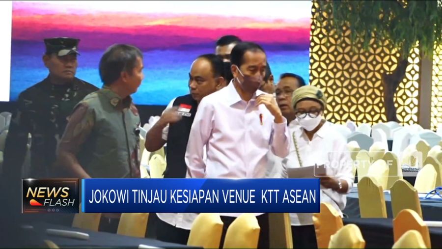 Jokowi Tinjau Kesiapan Venue KTT ASEAN