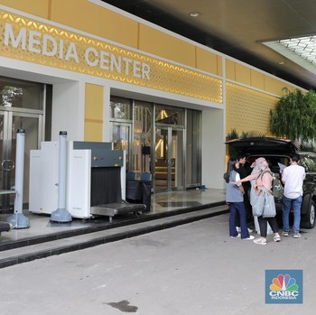 Penampakan Megahnya Ruang Media Center KTT Ke-43 ASEAN