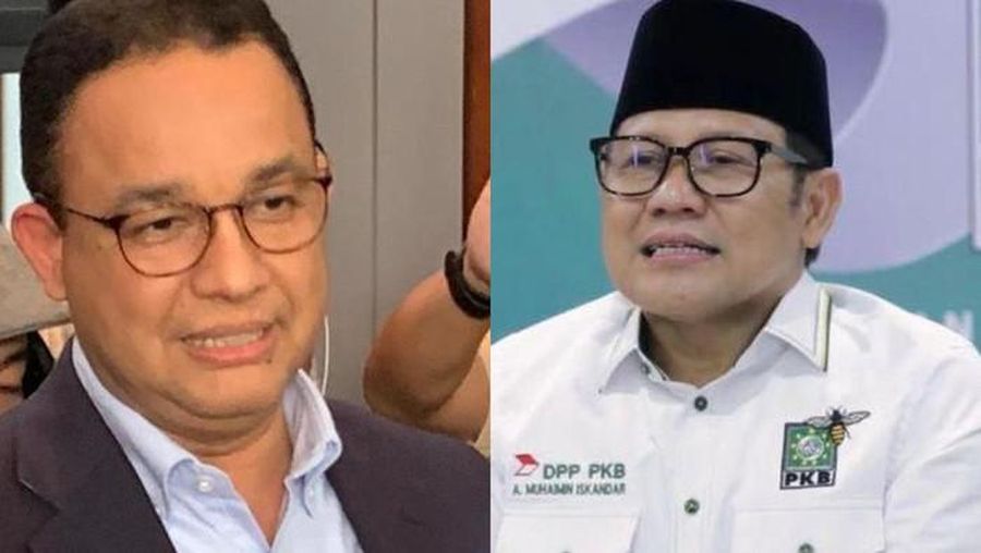 Anies Baswedan dan Muhaimin Iskandar (Cak Imin) Dok Kolase detikcom