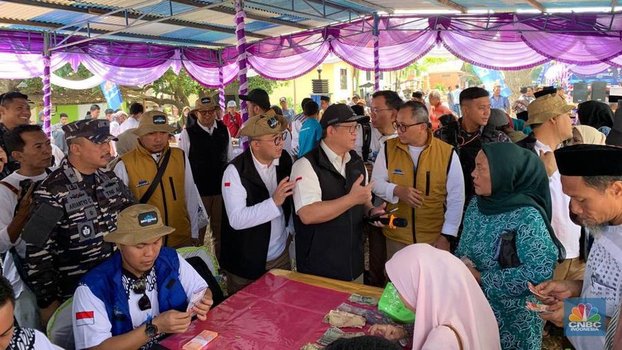 Ekspedisi Rupiah Berdaulat tiba di Banda Neira. (CNBC Indonesia/Maikel Jefriando)