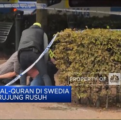 Video: Aksi Bakar Al-Quran Di Swedia Kembali Berujung Rusuh