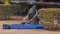 Video: Aksi Bakar Al-Quran Di Swedia Kembali Berujung Rusuh