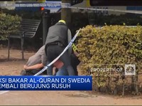 Video: Aksi Bakar Al-Quran Di Swedia Kembali Berujung Rusuh