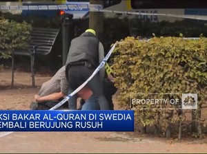 Video: Aksi Bakar Al-Quran Di Swedia Kembali Berujung Rusuh