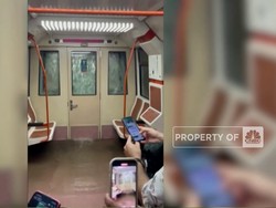 Banjir Di Kereta Bawah Tanah Spanyol