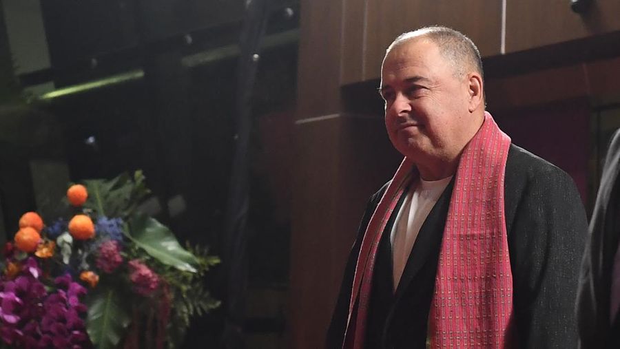 Perdana Menteri Cook Island Mark Brown tiba di Terminal VVIP Bandara Soekarno-Hatta, Tangerang, Banten, Minggu (3/9/2023). (Dok. ANTARA FOTO/Media Center KTT ASEAN 2023/Muhammad Adimaja/pras)