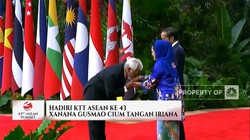 Hadiri KTT Ke-43 ASEAN, Xanana Gusmao Cium Tangan Iriana