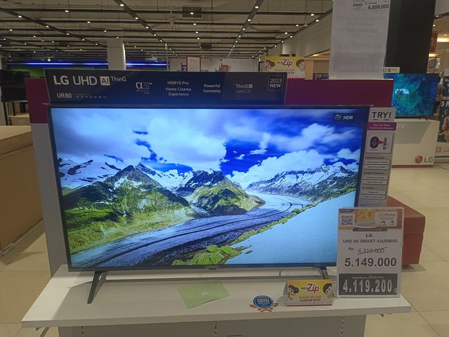 Kejutan Dimulai! Hari Ini Transmart Diskon TV LED Rp 3,5 Juta
