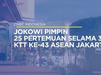 Jokowi Pimpin 25 Pertemuan Selama 3 Hari KTT Ke-43 ASEAN