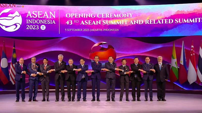 KTT ke-43 ASEAN Indonesia, Jakarta, 5 September 2023. (Tangkapan Layar Youtube)