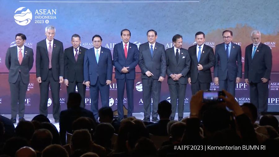 Peresmian Pembukaan ASEAN Indo-Pacific Forum, Jakarta, 5 September 2023. (Tangkapan Layar Youtube Kementerian BUMN RI)
